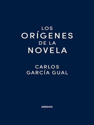 cover image of Los orígenes de la novela